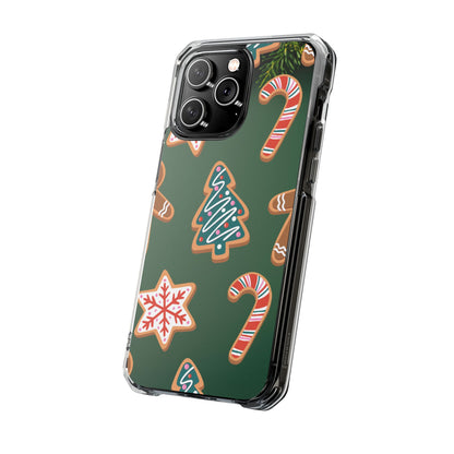 Clear Magnetic Phone Case – Cookie Season – Compatible with iPhone 14–17 Series