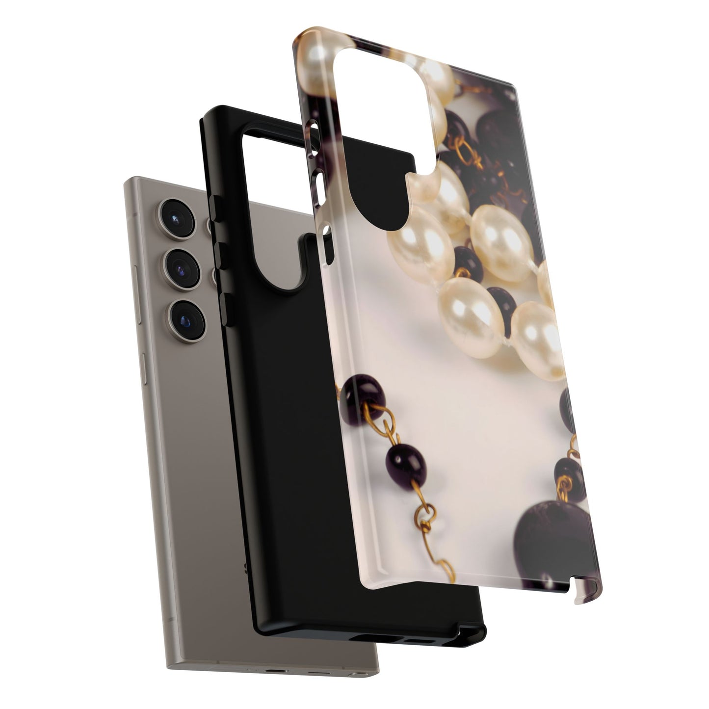 Protective Phone Case – Noir Pearl
