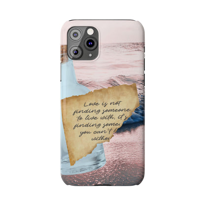 Slim Phone Case – Written in the Tide