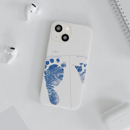 Flexi Case – Mom’s Little Blue Footprints