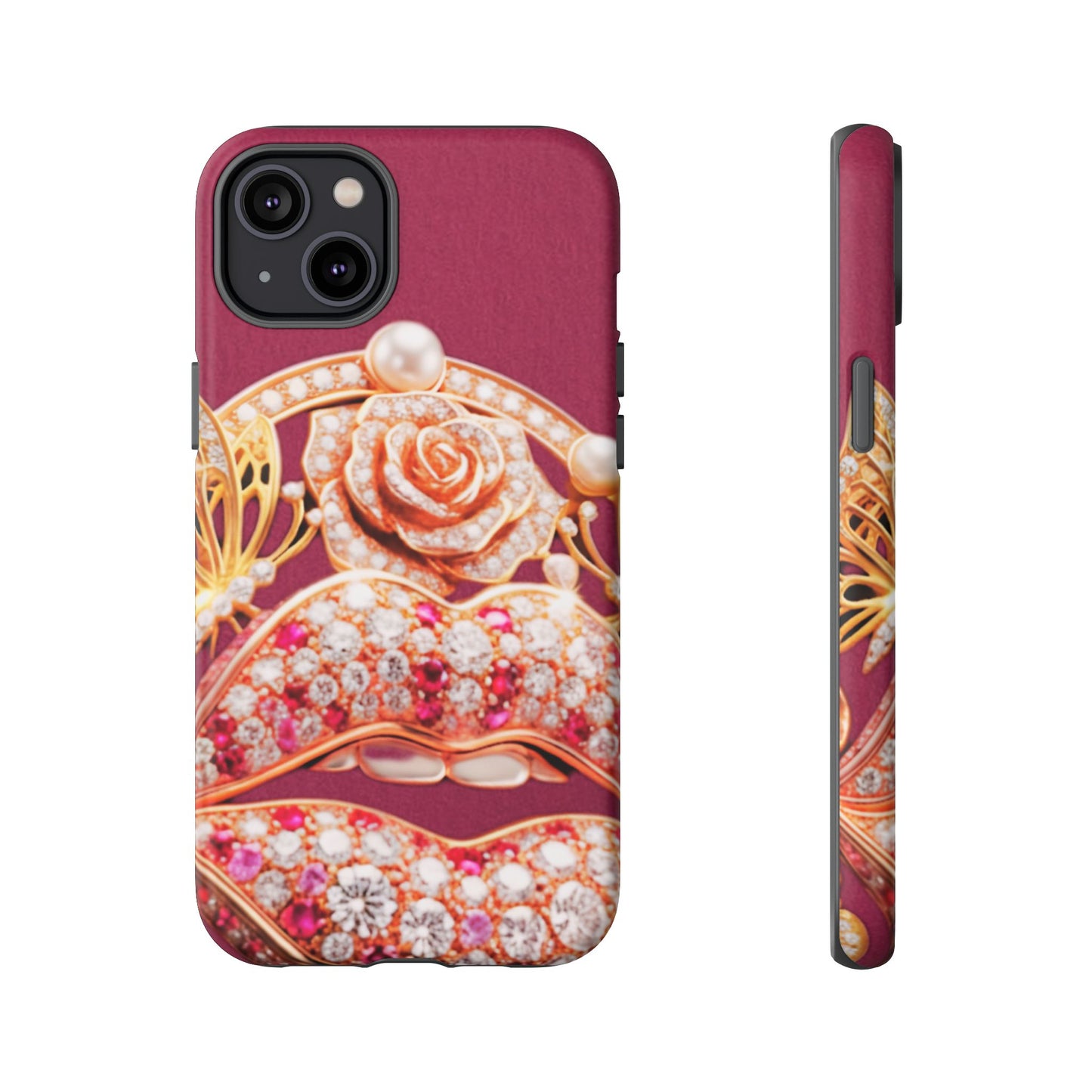 Protective Phone Case – Kiss of Gold