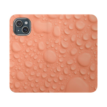 Flip Case - Apricot Rain