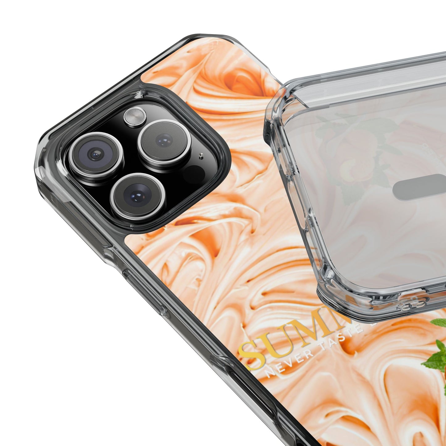 Clear Phone Case – Peach Sorbet