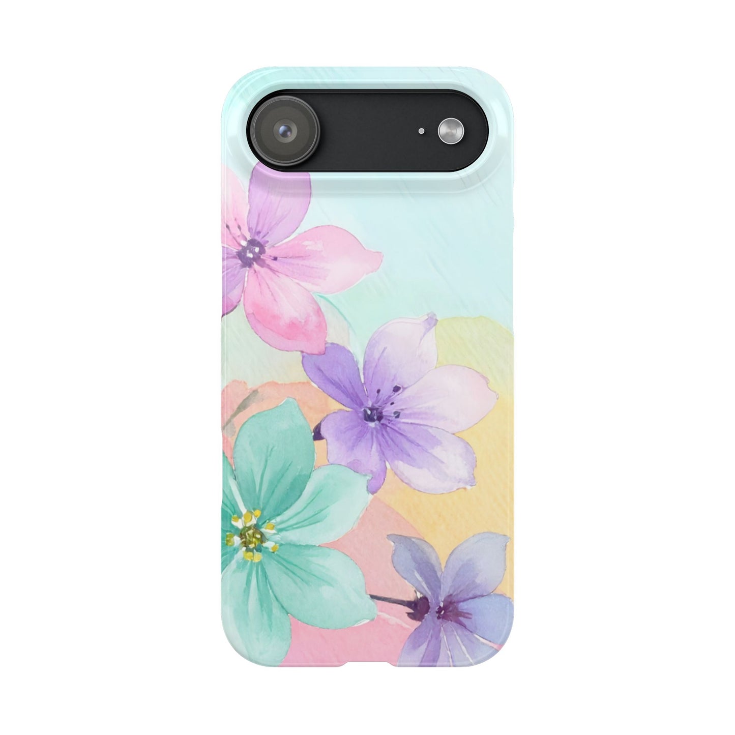 Slim Phone Case – Water Petal