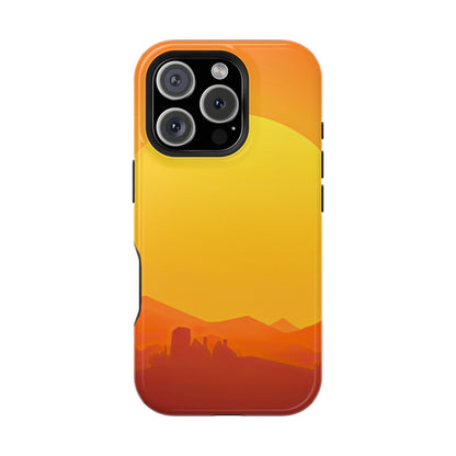 Wireless-Charging Compatible Case – Desert Sunrise