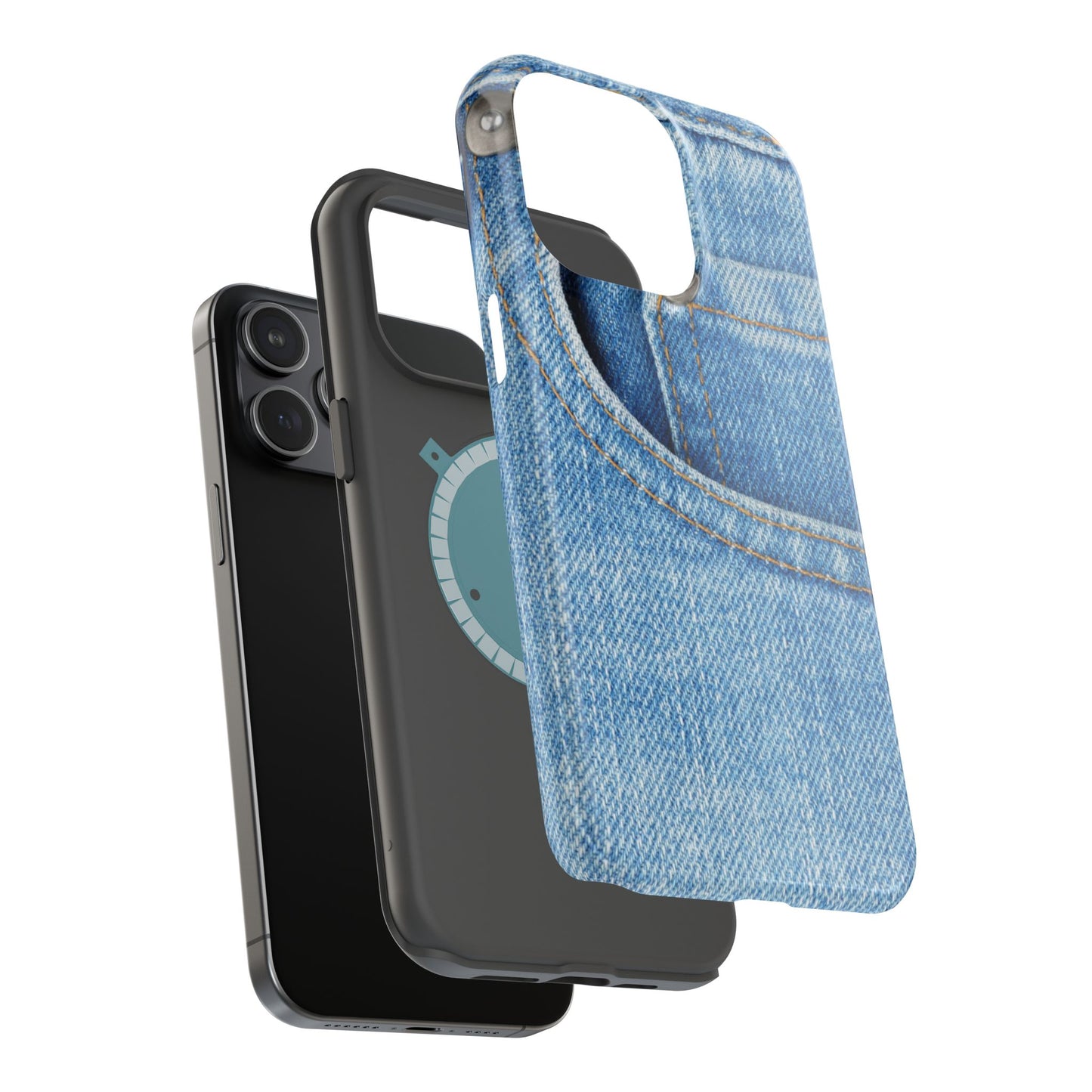 Wireless-Charging Compatible Case – Blue Jean Baby