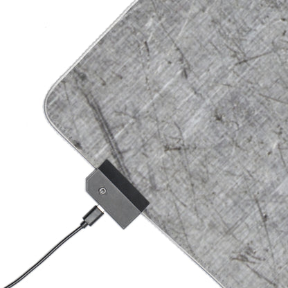Gaming LED Desk Mat – Forged Steel