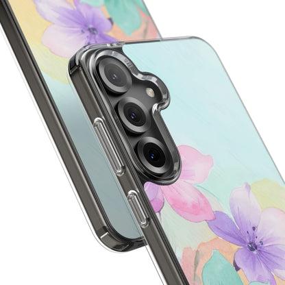 Clear Phone Case – Water Petal