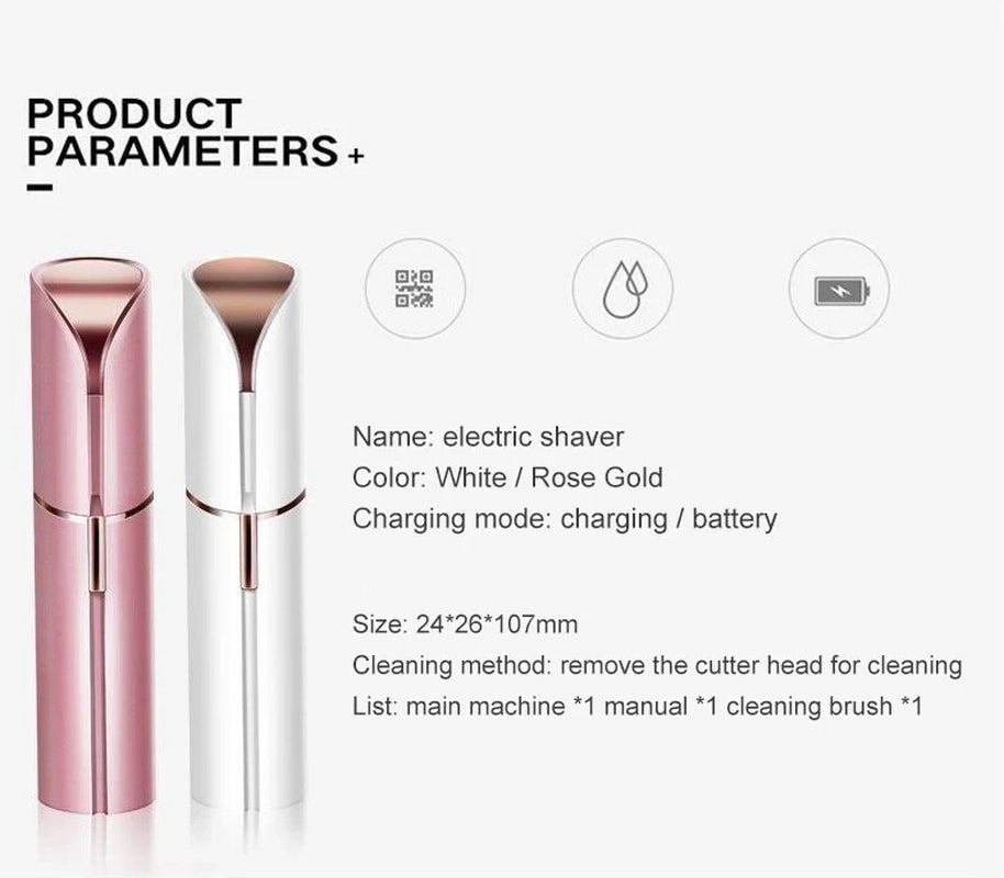 Facial Hair Removal for Women USB Rechargeable Electric Shaver & Bikini Trimmer