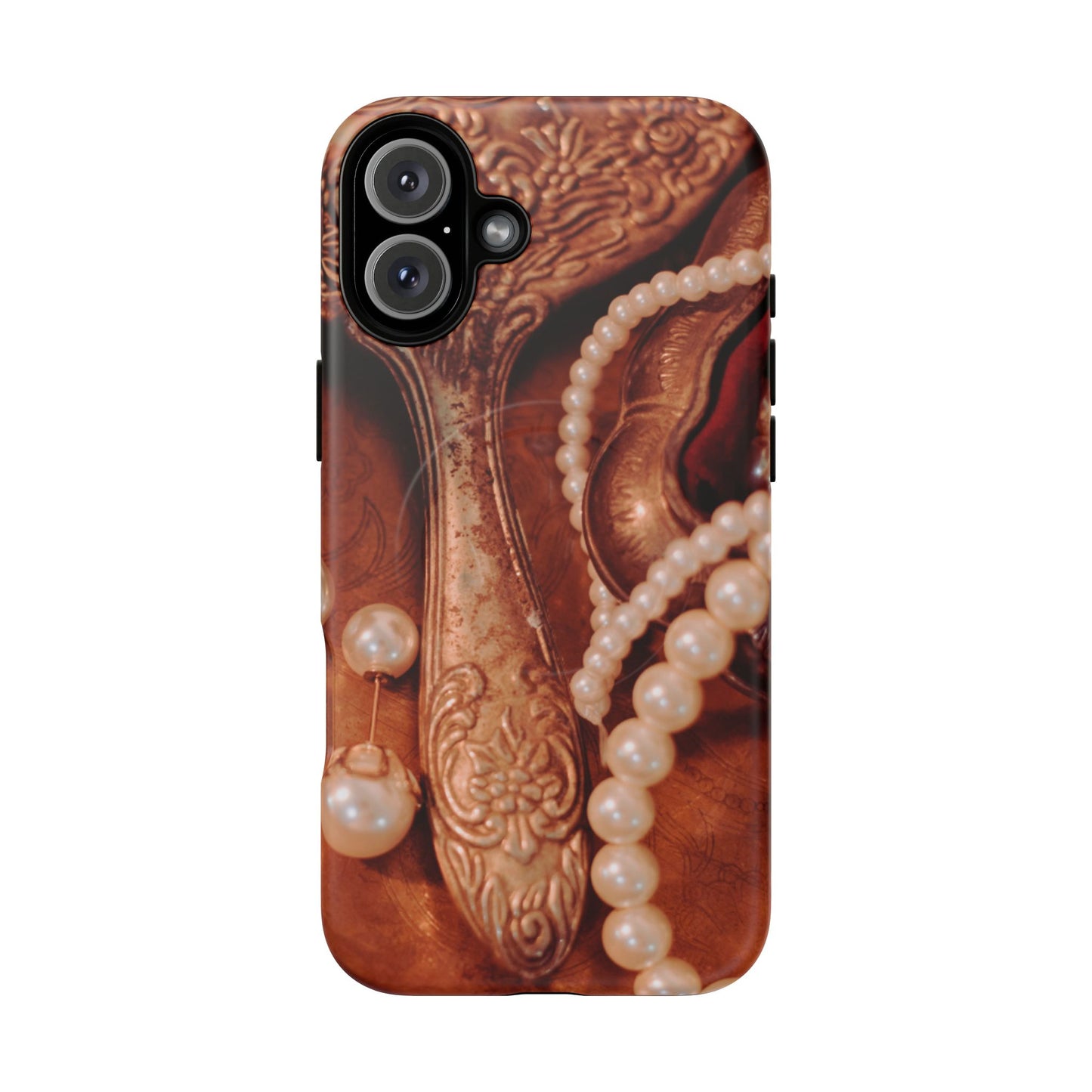 Protective Magnetic Phone Case – Bronze Vanity
