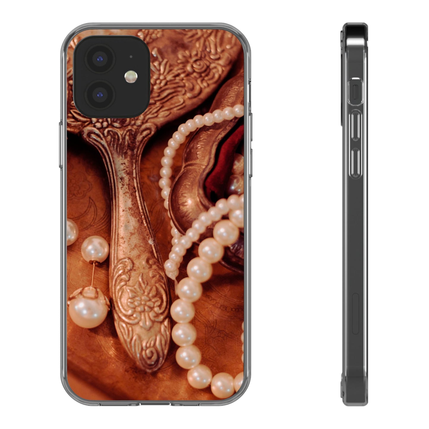 Clear Phone Case – Bronze Vanity