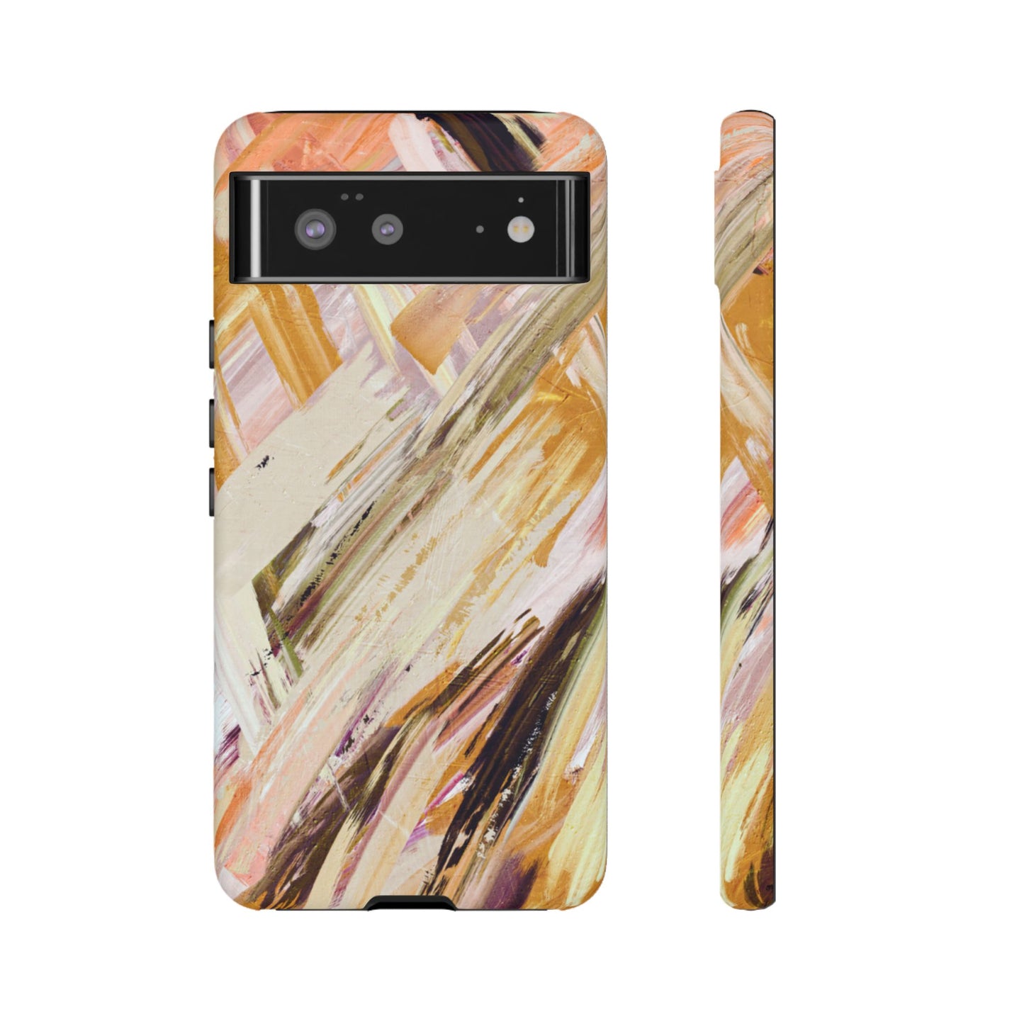 Protective Phone Case – Brush & Bronze
