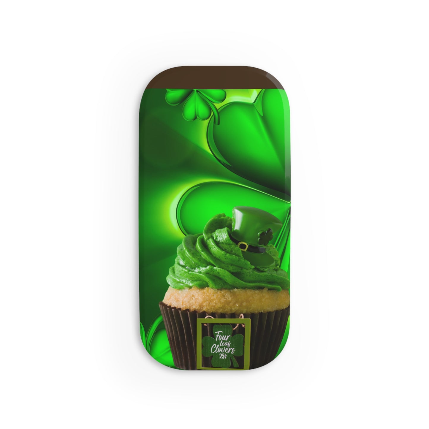 Phone Grip – Lucky Clover Cupcake