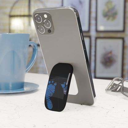 Phone Grip – Mom’s Little Blue Footprints