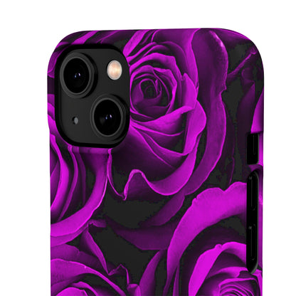 Snap Phone Case – Amethyst Roses