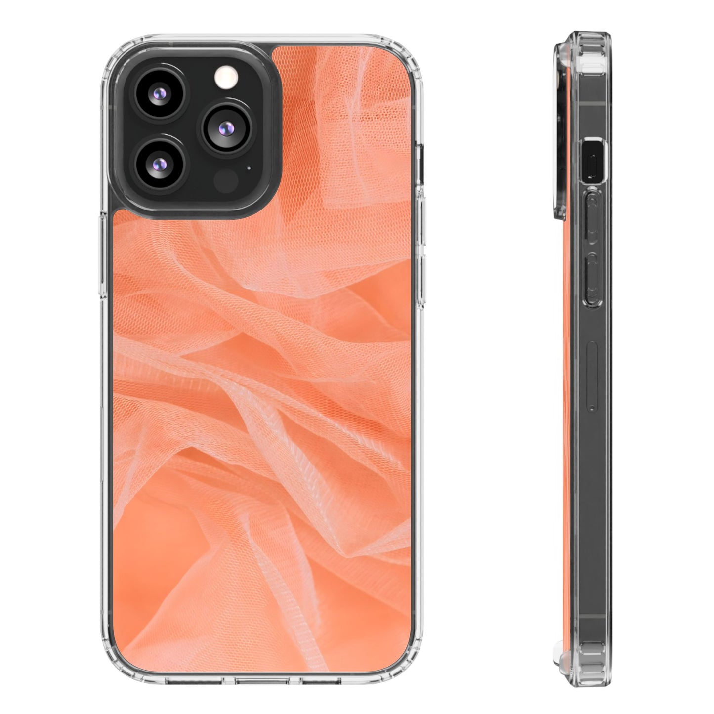 Clear Phone Case – Coral Veil