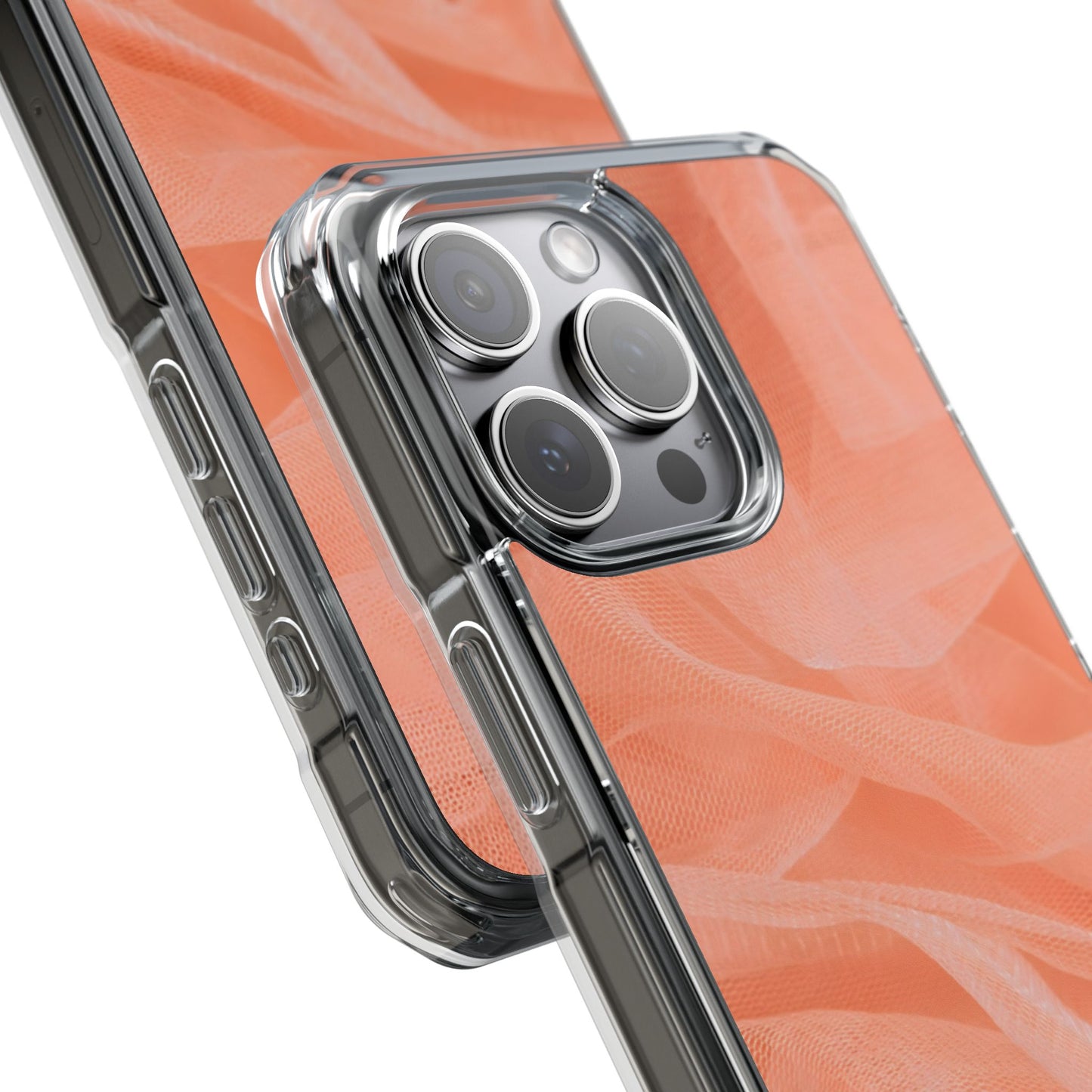 Clear Magnetic Phone Case – Coral Veil
