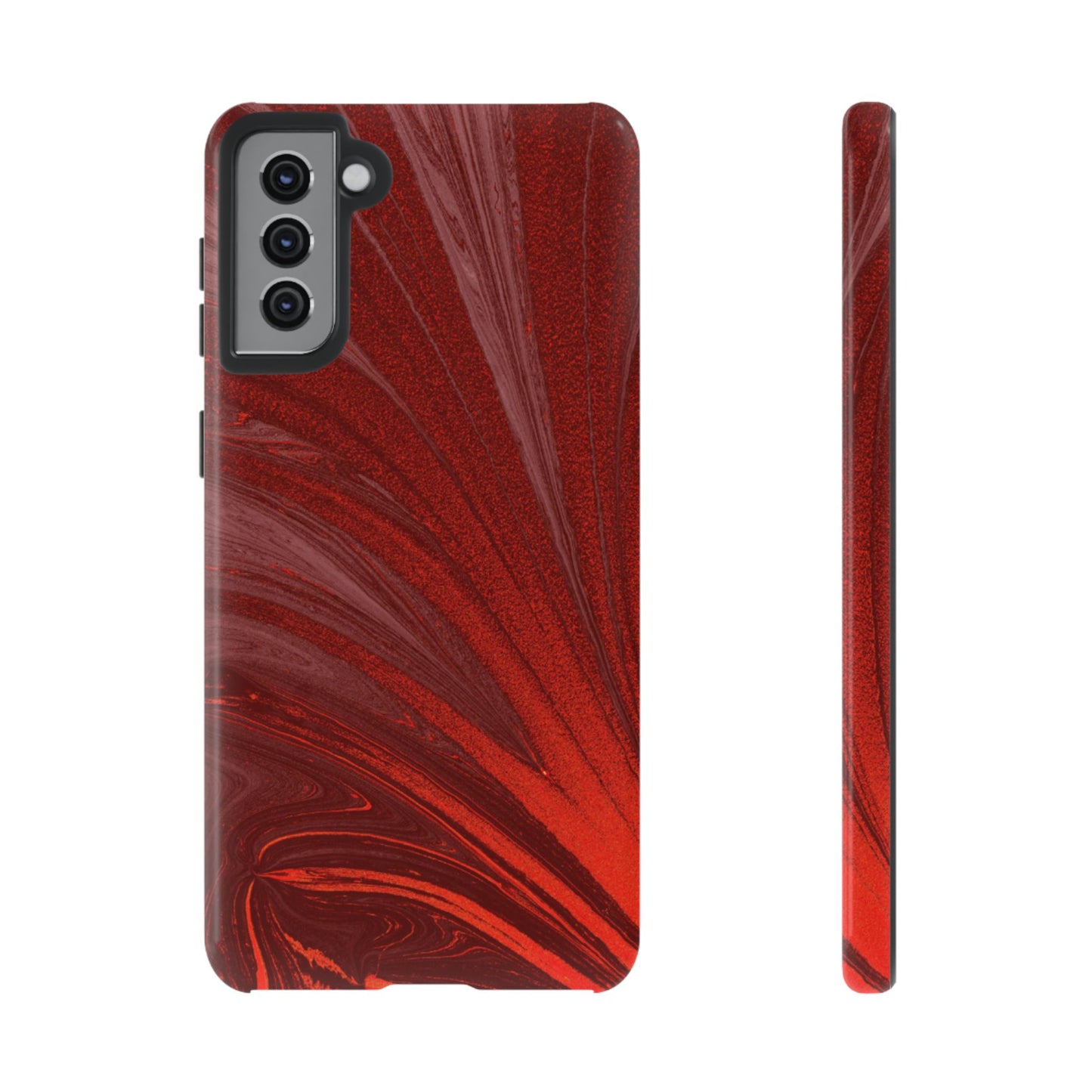 Protective Phone Case – Crimson Current