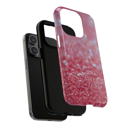 Protective Magnetic Phone Case – Rosé Sparkle