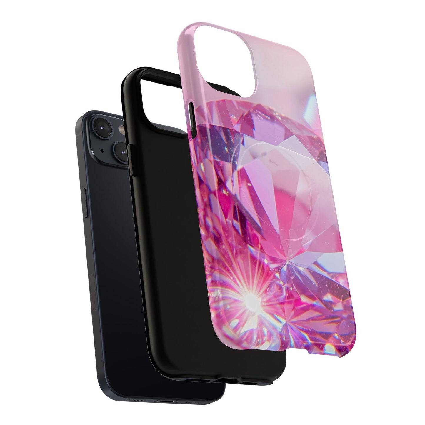 Protective Magnetic Phone Case – Pink Ice