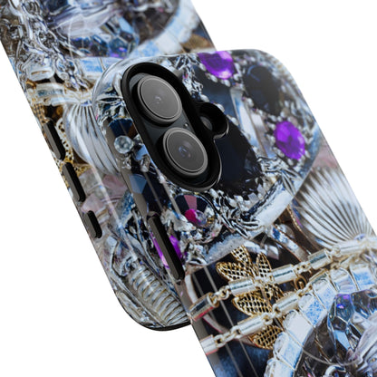Protective Magnetic Phone Case – Chrome Jewel