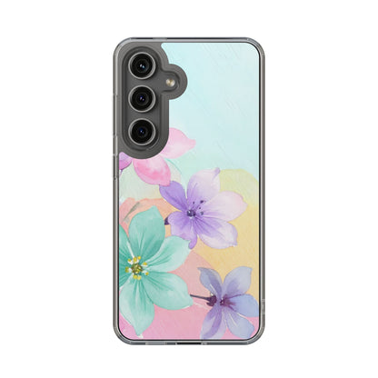 Clear Phone Case – Water Petal