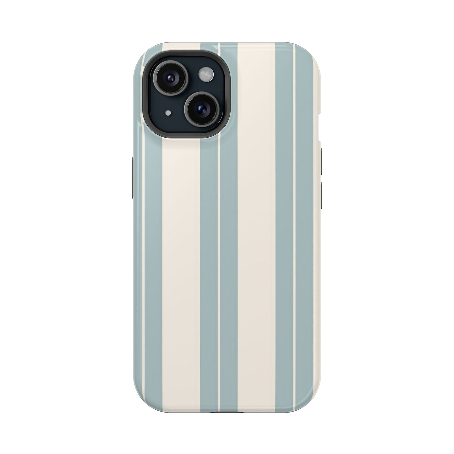 Wireless-Charging Compatible Case – Coastal Stripe
