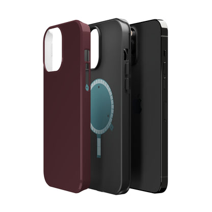 Wireless-Charging Compatible Case – Mulled Wine – Compatible with iPhone 13–17 & Samsung Galaxy S25–S26 Series