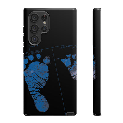 Protective Phone Case – Mom’s Little Blue Footprints