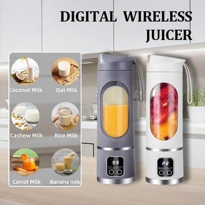 Portable Blender for Smoothie Liquid Diet, Ice Shake Blender, Compact Juicer Blender, USB Rechargeable Juicer Machine, Household Kitchen Appliances