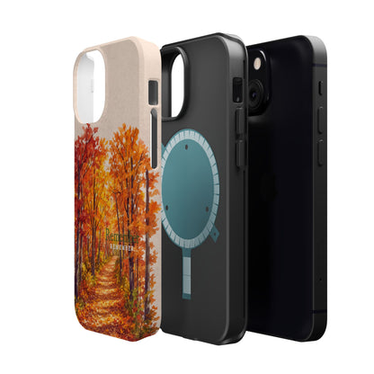 Wireless-Charging Compatible Case – Autumn Remembered – Compatible with iPhone 13–17 & Samsung Galaxy S25–S26 Series
