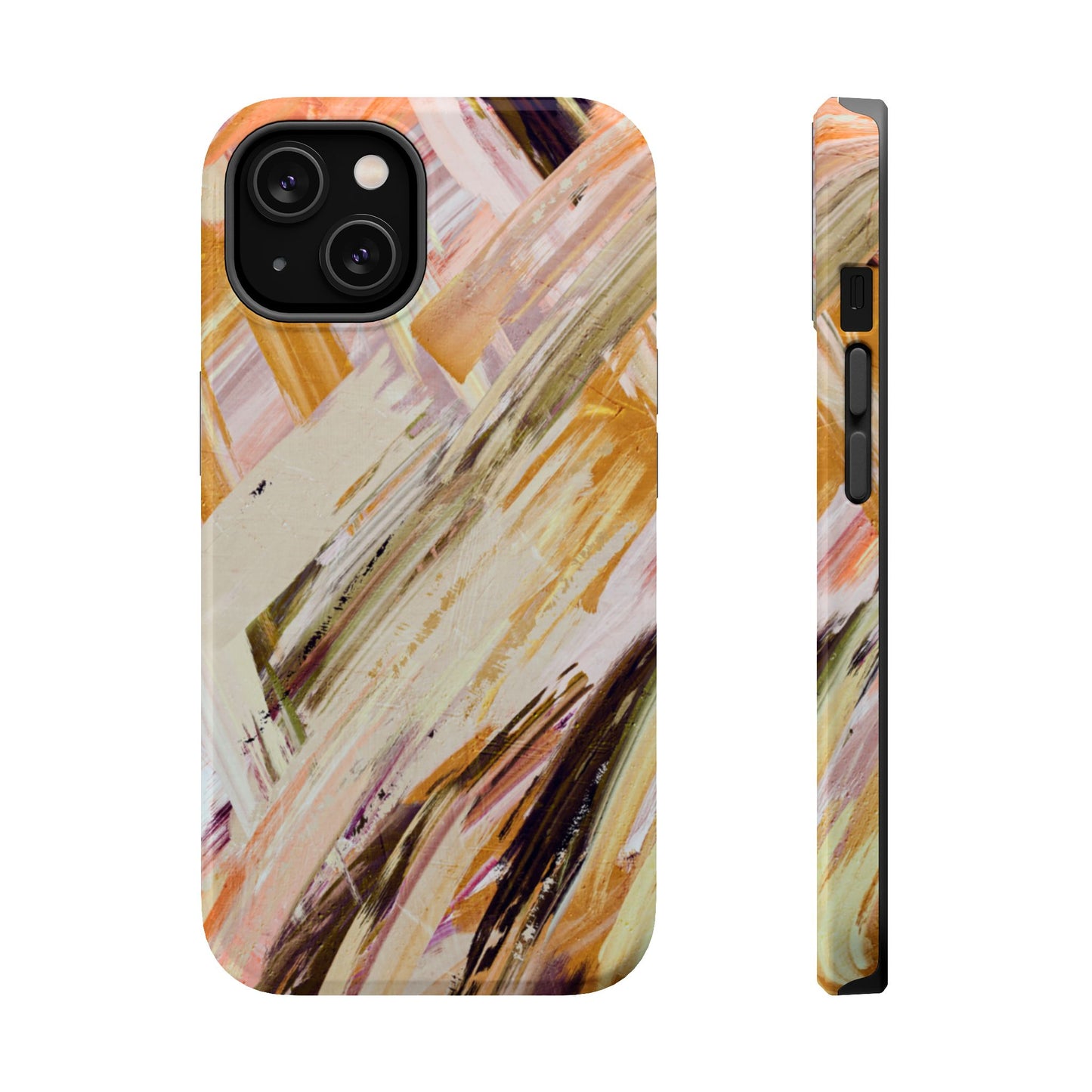 Wireless-Charging Compatible Case – Brush & Bronze