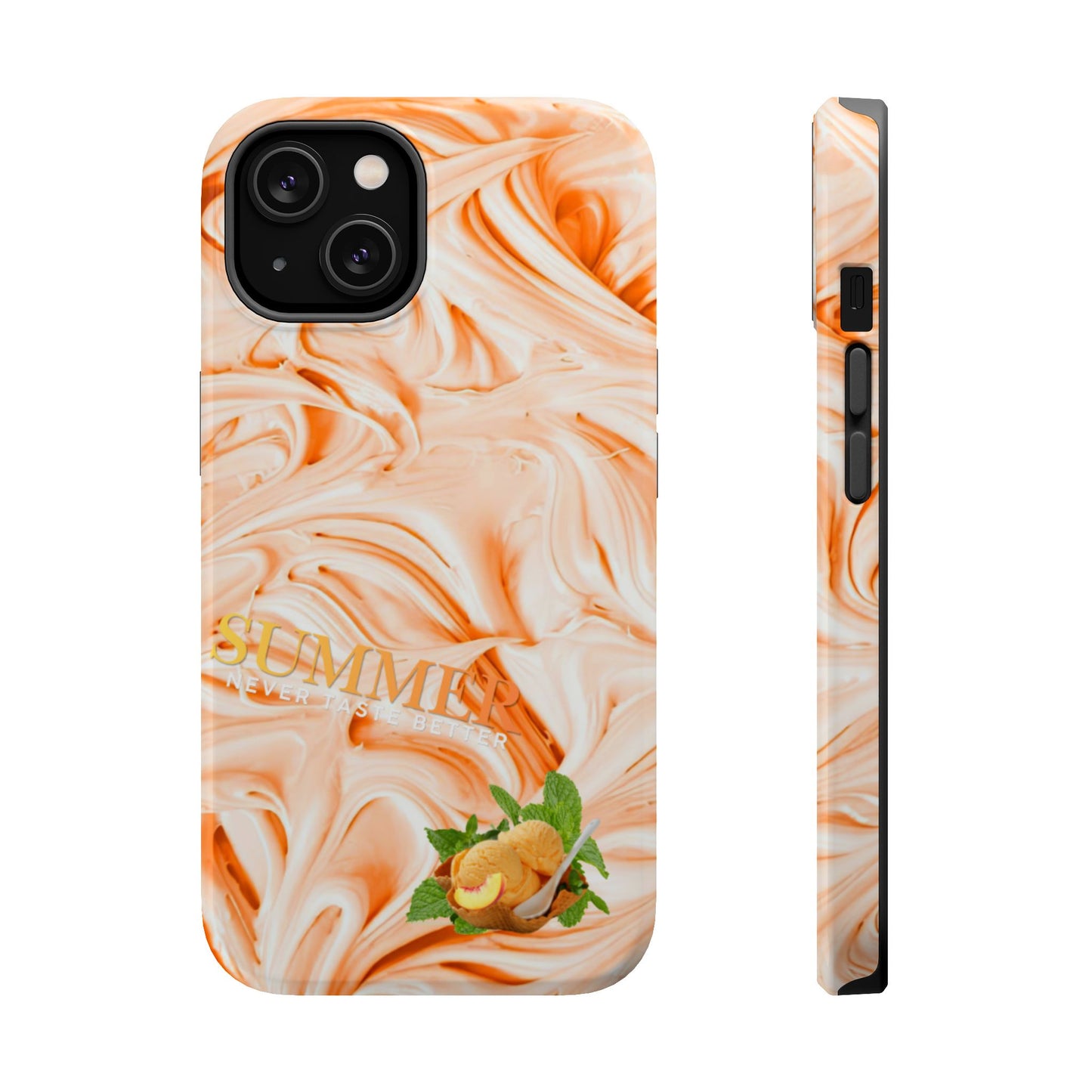 Wireless-Charging Compatible Case – Peach Sorbet
