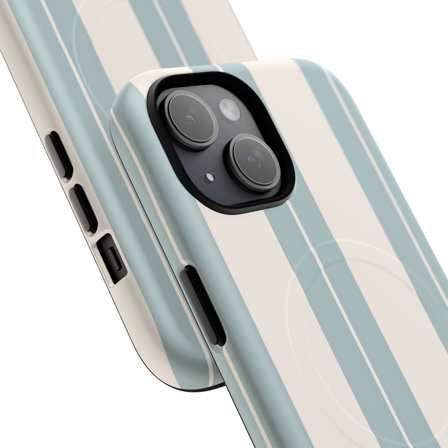 Protective Magnetic Phone Case - Coastal Stripe