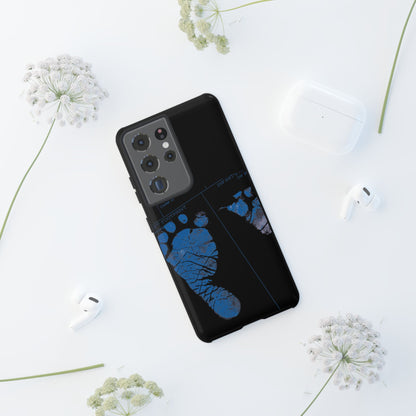 Protective Phone Case – Mom’s Little Blue Footprints