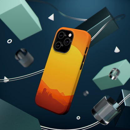 Wireless-Charging Compatible Case – Desert Sunrise