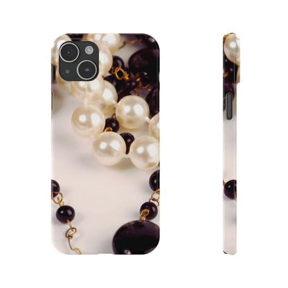 Slim Phone Case – Noir Pearl