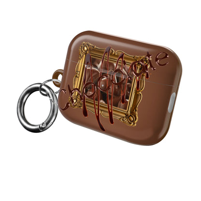 Wireless Earbud Case Cover – Chocolate Truffle