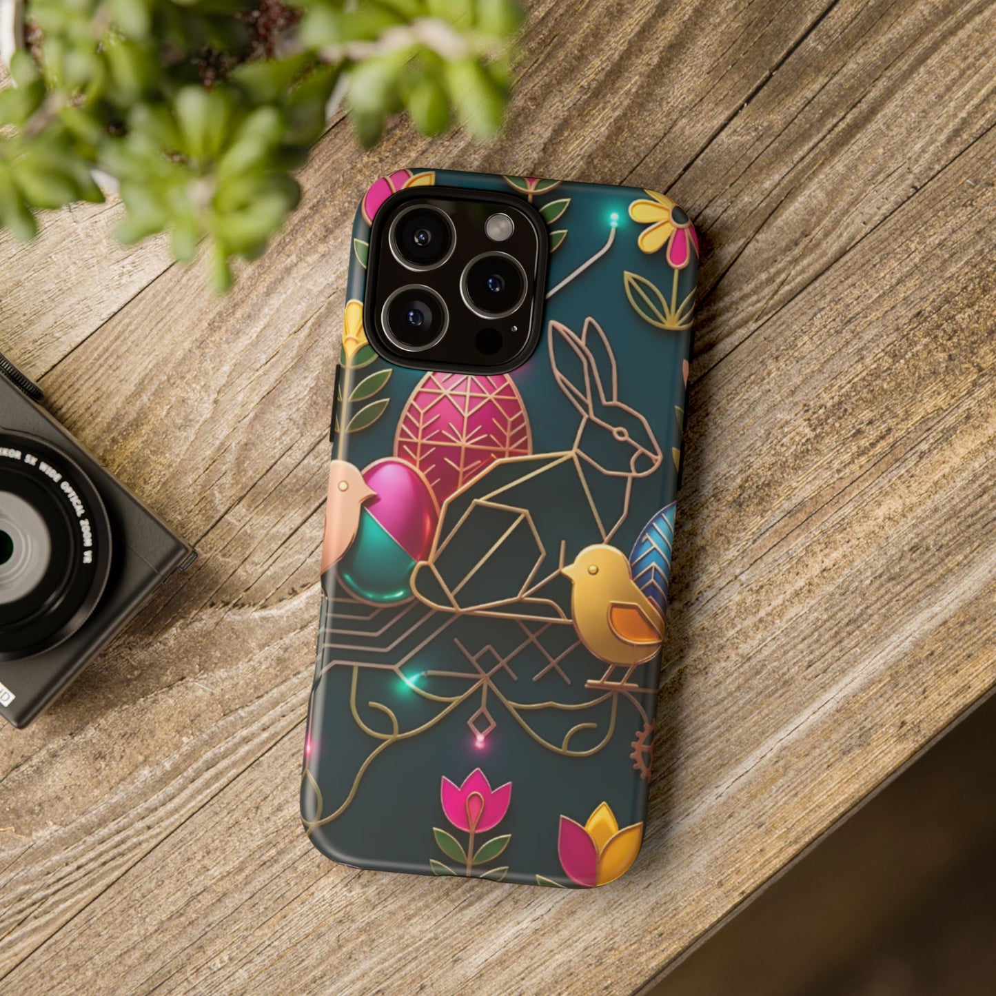 Protective Phone Case – Jeweled Garden