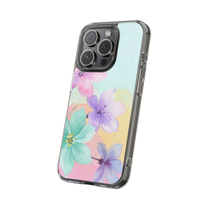 Clear Phone Case – Water Petal