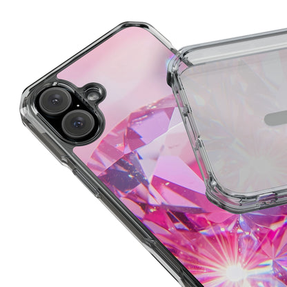 Clear Magnetic Phone Case – Pink Ice