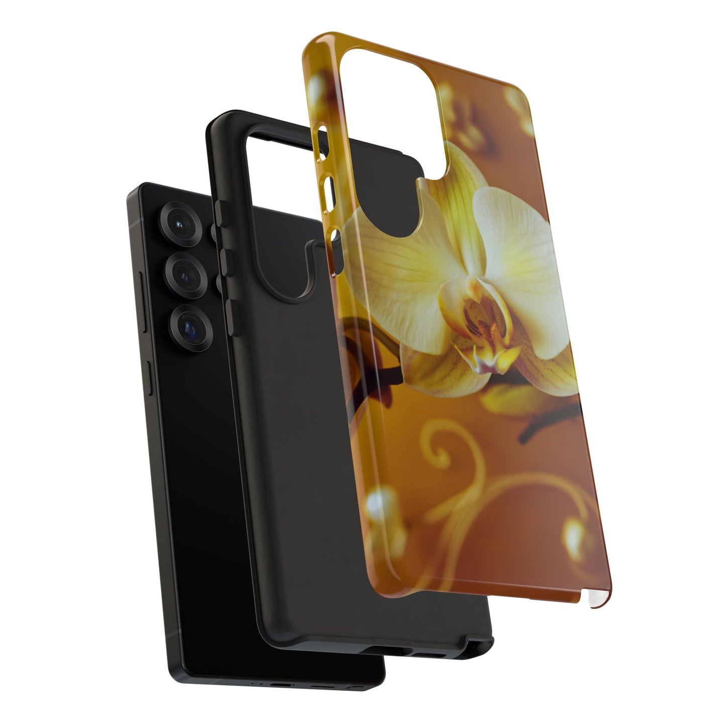 Protective Phone Case – Amber Orchid