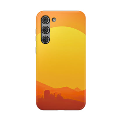 Impact-Resistant Phone Case – Desert Sunrise