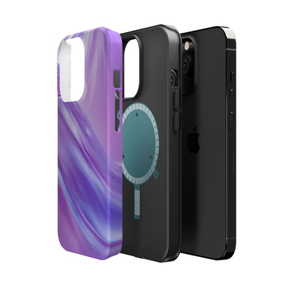 Wireless-Charging Compatible Case – Lavender Wave