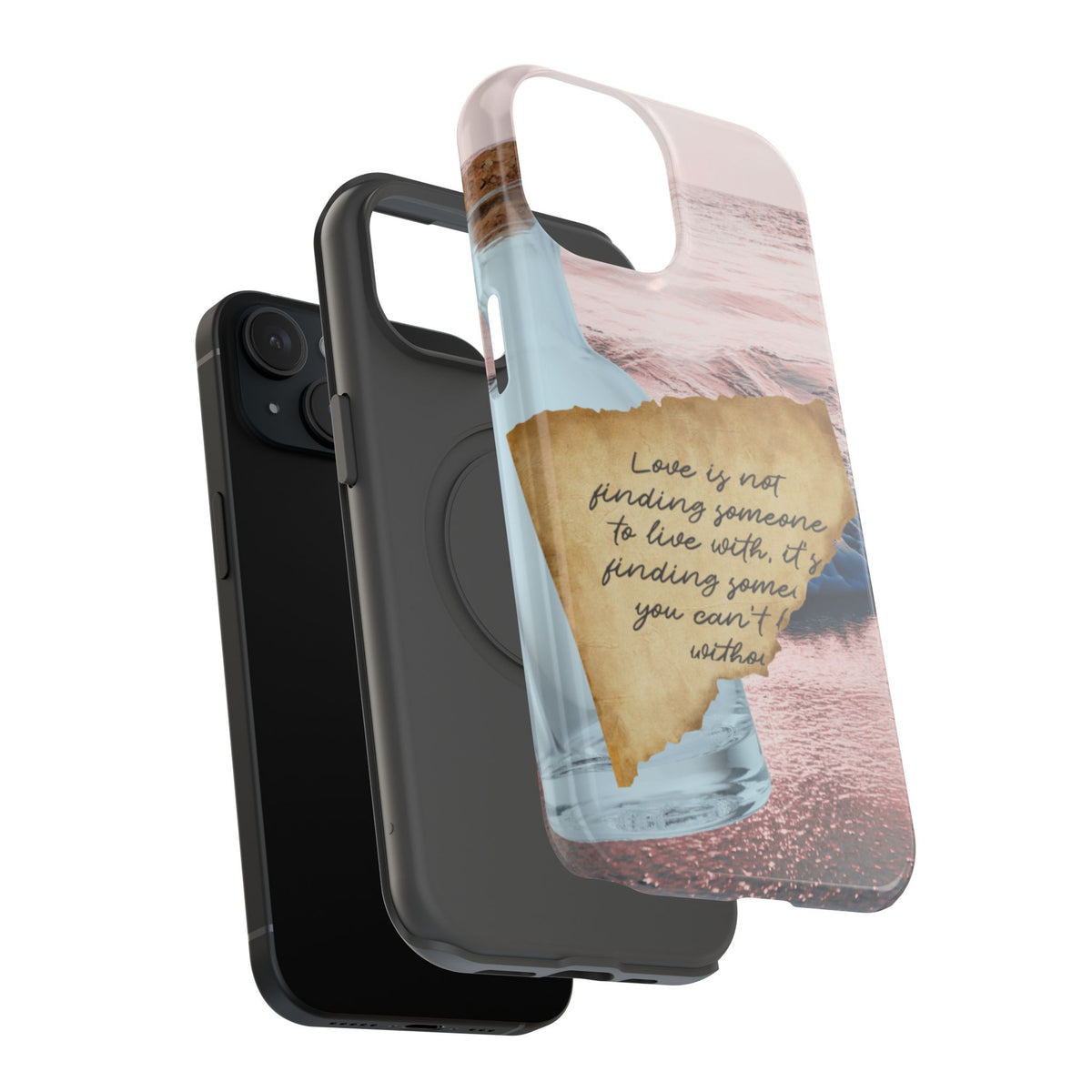 Impact-Resistant Phone Case – Written in the Tide – Compatible with iPhone 11–17 & Samsung Galaxy S22–S26 Series