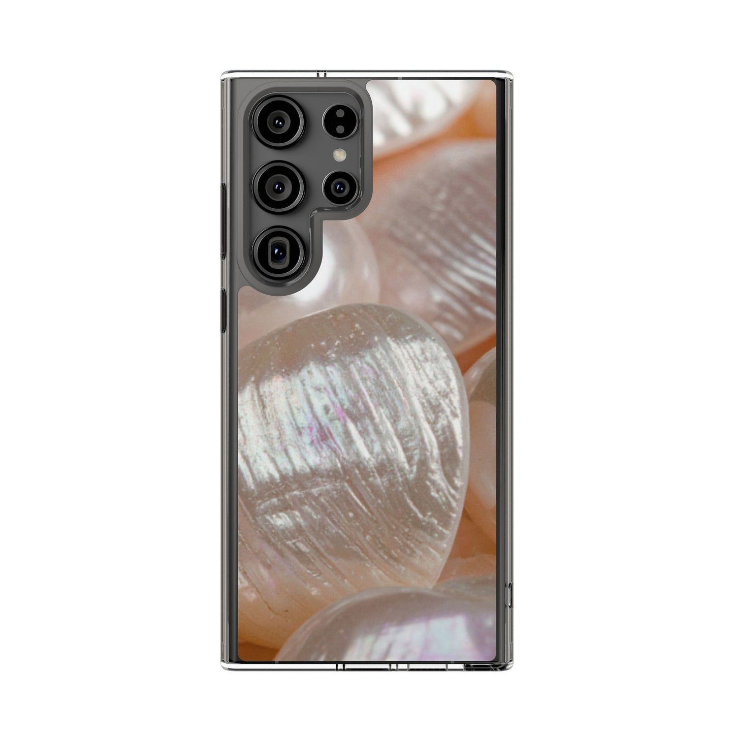 Clear Phone Case – Blush Pearl