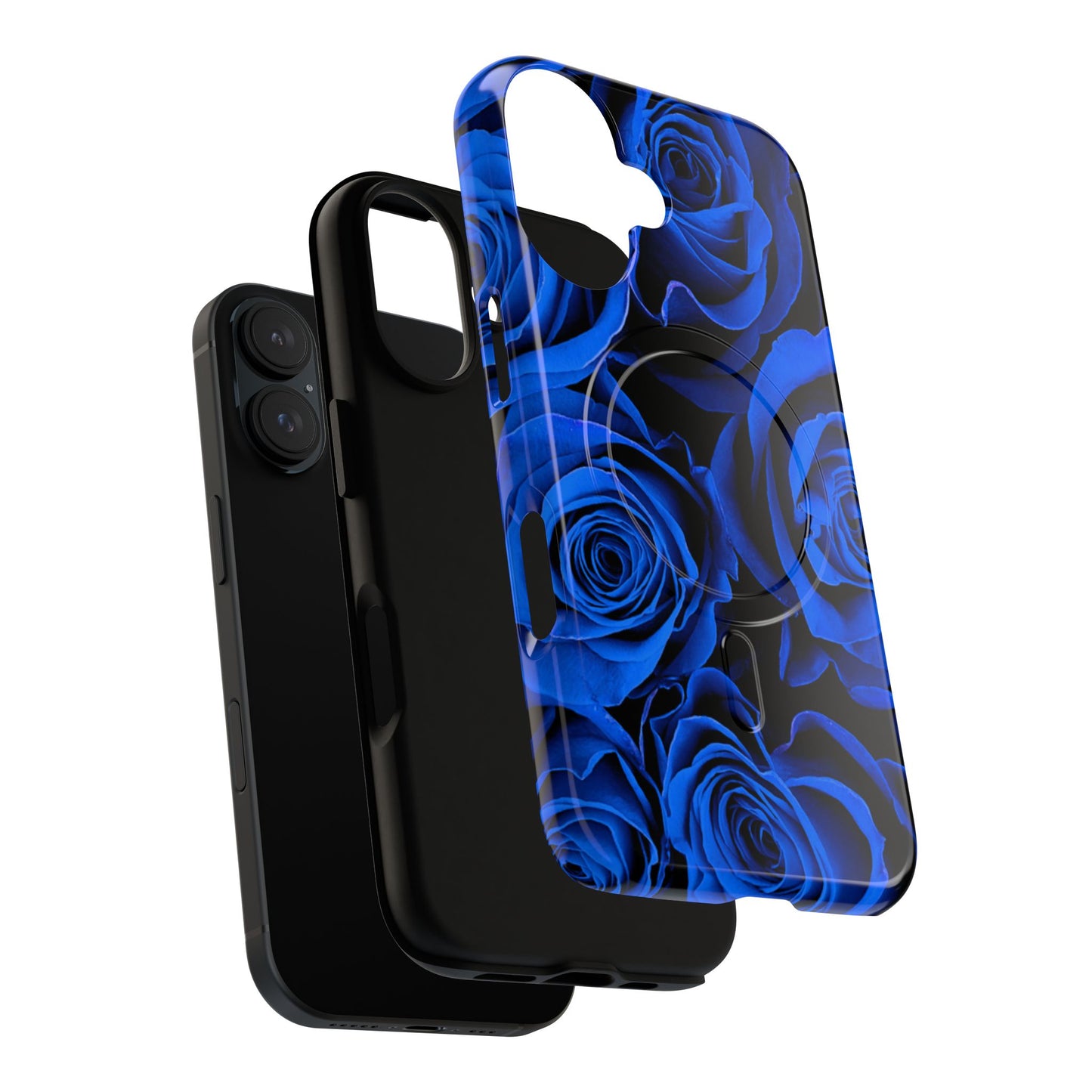 Protective Magnetic Phone Case – Midnight Bloom