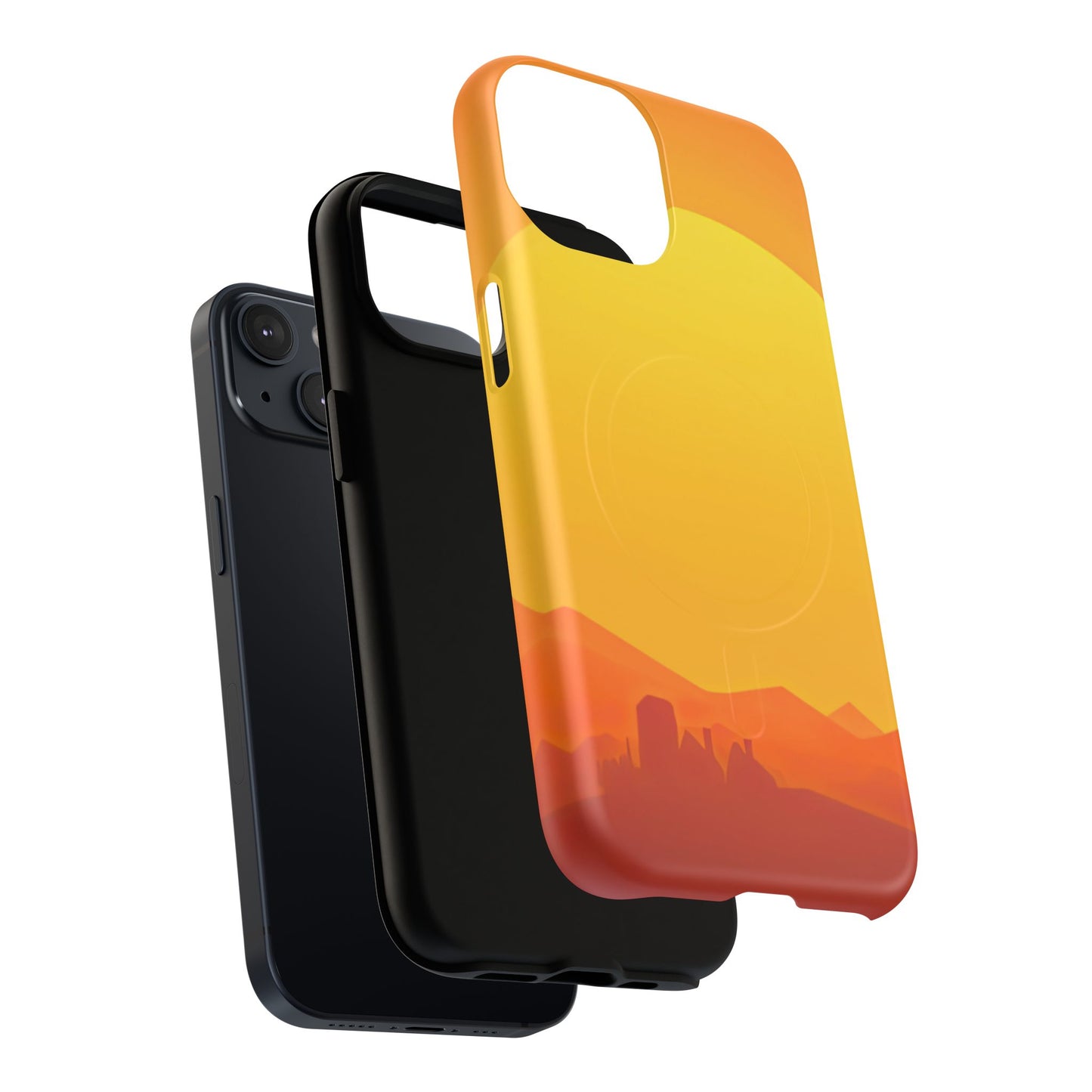 Protective Magnetic Phone Case — Desert Sunrise