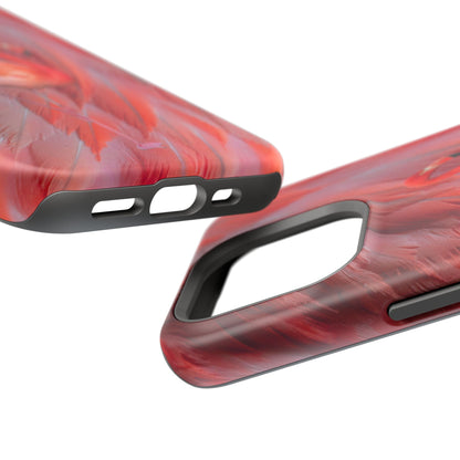 Impact-Resistant Phone Case – Scarlet Plume