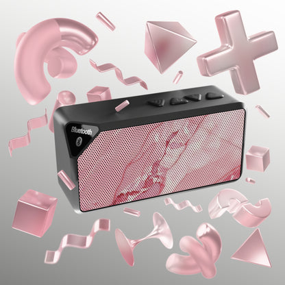 Portable Bluetooth Speaker – Pink Agate